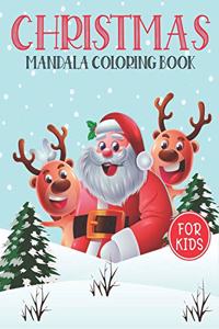 Christmas Mandala Coloring Book For Kids