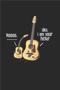 Uke I'm your father Music Humor Notebook