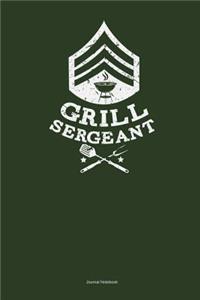 Grill Sergeant Journal Notebook
