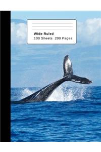 Wide Ruled Composition Notebook - 100 Sheets, 200 Pages