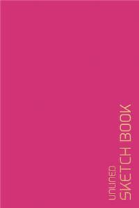 Unlined Sketch Book