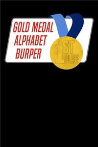 Gold Medal Alphabet Burper