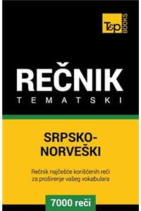 Srpsko-Norveski Tematski Recnik - 7000 Korisnih Reci