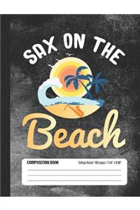 Sax On The Beach Composition Book