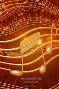 18 Months Undated Daily, Weekly and Monthly Planner