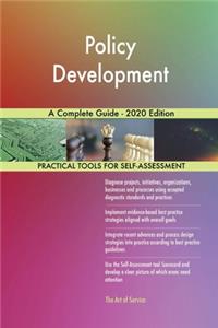 Policy Development A Complete Guide - 2020 Edition