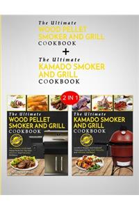 Kamado Smoker and Grill Cookbook & Wood Pellet Smoker And Grill Cookbook