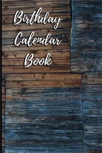 Birthday Calendar Book