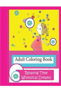 Adult Coloring Book Relaxing Time