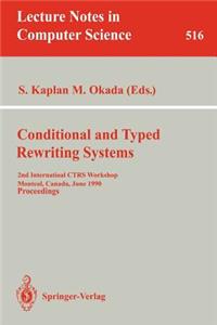 Conditional and Typed Rewriting Systems