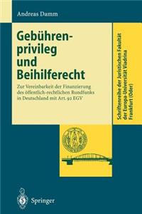 Gebührenprivileg Und Beihilferecht