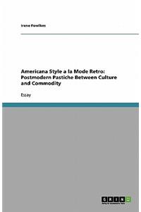 Americana Style a la Mode Retro