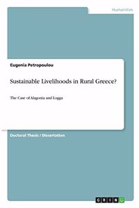 Sustainable Livelihoods in Rural Greece?