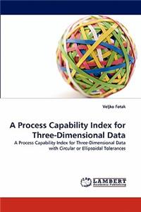 Process Capability Index for Three-Dimensional Data
