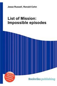 List of Mission