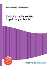 List of Attacks Related to Primary Schools