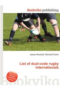 List of Dual-Code Rugby Internationals