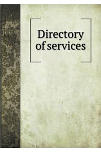 Directory of Services