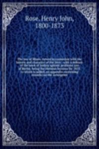 law of Moses viewed in connexion