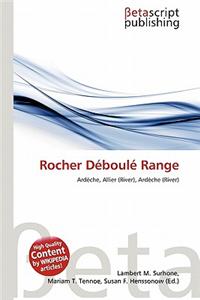 Rocher D Boul Range