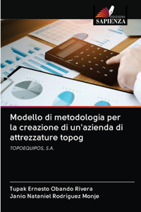 Modello di metodologia per la creazione di un'azienda di attrezzature topog