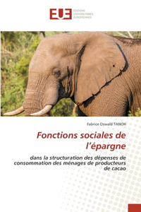 Fonctions sociales de l'épargne