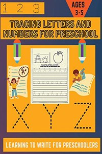 Tracing Letters And Numbers For Preschool