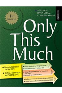 Only This Much: Module - 1