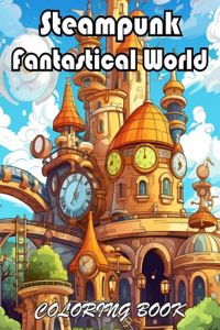 Steampunk Fantastical World Coloring Book