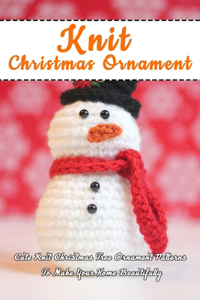 Knit Christmas Ornament