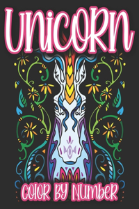 Unicorn Color By Number