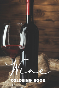 Wine Coloring Book