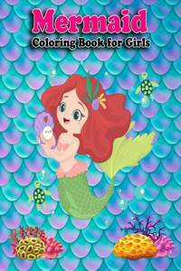 mermaid coloring book for Girls