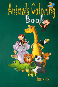 Animals coloring book for kids