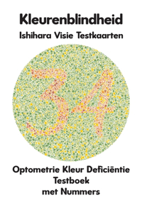 Kleurenblindheid Ishihara Visie Testkaarten Optometrie Kleur Deficiëntie Testboek met Nummers