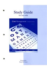 Study Guide to Accompany Cost Management