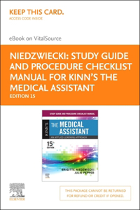 Study Guide and Procedure Checklist Manual for Kinn's the Medical Assistant - Elsevier E-Book on Vitalsource (Retail Access Card)