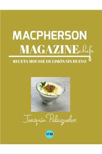 Macpherson Magazine Chef's - Receta Mousse de limón sin huevo