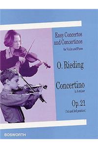 Oscar Rieding: Concertino in a Minor, Opus 21