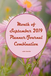 Month of September 2019 Planner/Journal Combination