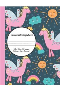 Unicorns Everywhere Primary Story Journal