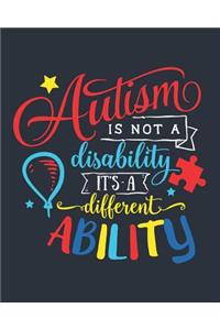 Autism Is Not a Disability It's a Different Ability