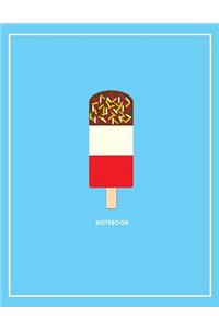 Ice Lolly Notes & Exercise Book (Blue)