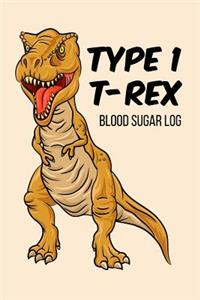 Type 1 T-Rex Blood Sugar Log