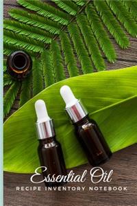 Essential Oil Recipe Inventory Notebook