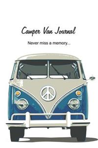 Camper Van Journal. Blank Lined Journal For Motorhome, RV, Caravan and Travel Enthusiasts