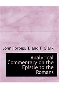 Analytical Commentary on the Epistle to the Romans