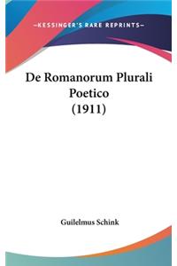 de Romanorum Plurali Poetico (1911)