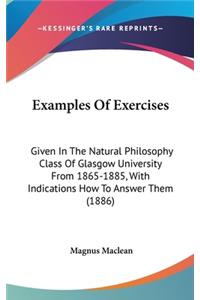 Examples of Exercises