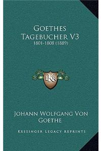 Goethes Tagebucher V3